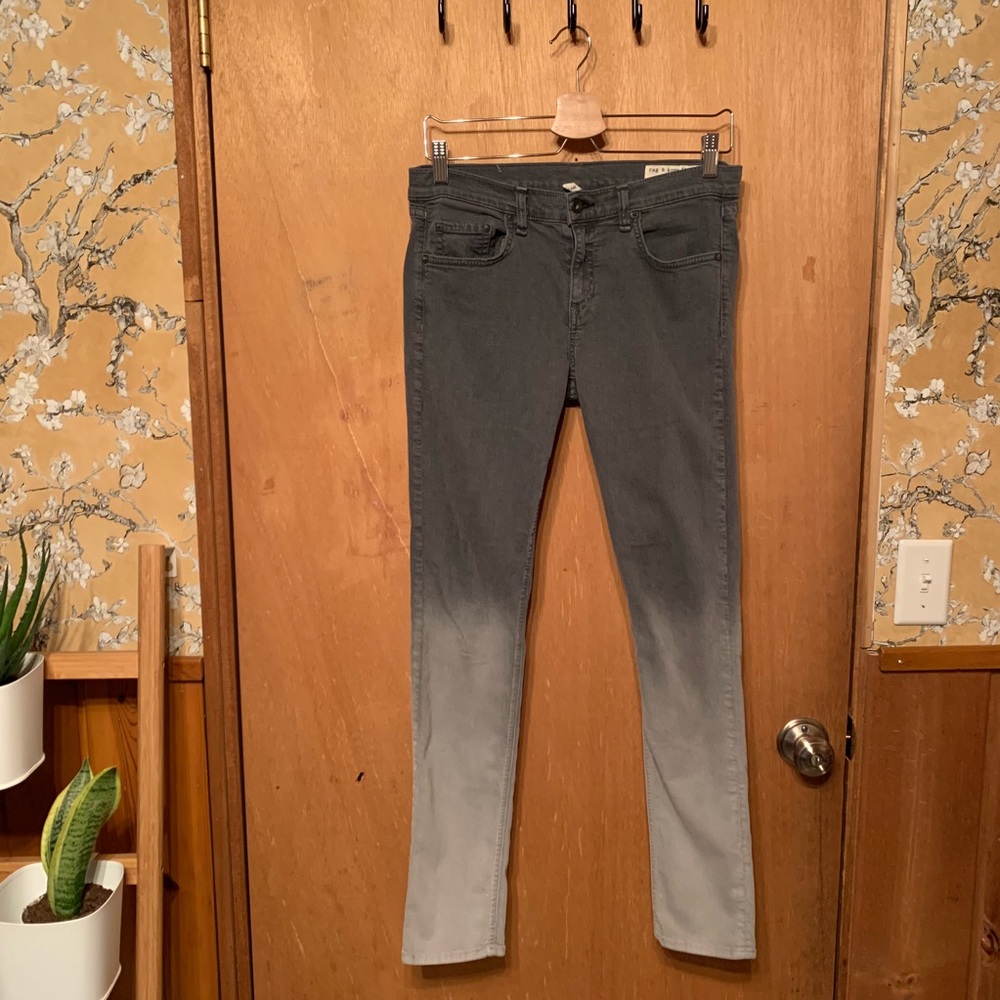 Gray Ombré Rag & Bone Jeans
